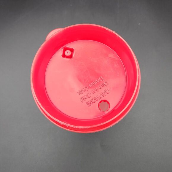 VTG Seuss Landing Plastic Reusable Cup With Lid No Straw Cat in the Hat 1997 - Picture 6 of 9